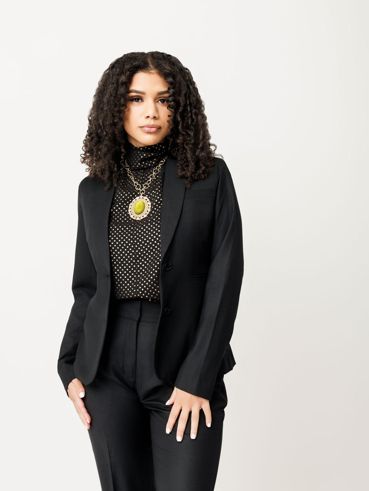 Emmy Blazer in Onyx